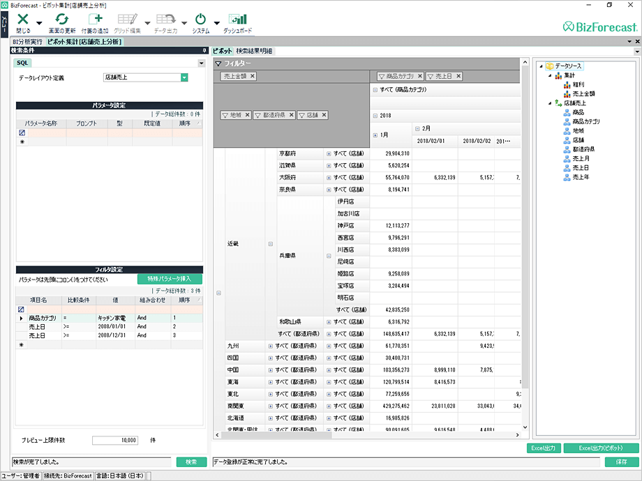2. Pivots&frasl;OLAP Function